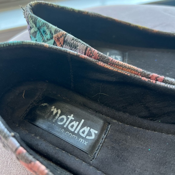 Motalas Handmade Colorful Bohemian Flats US 5.5 Coachella Style - Picture 4 of 4